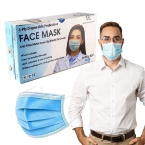 Face Mask With Metal Clips