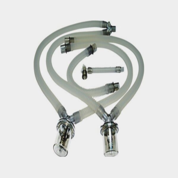 Ventilator Circuit with Double Water Trap